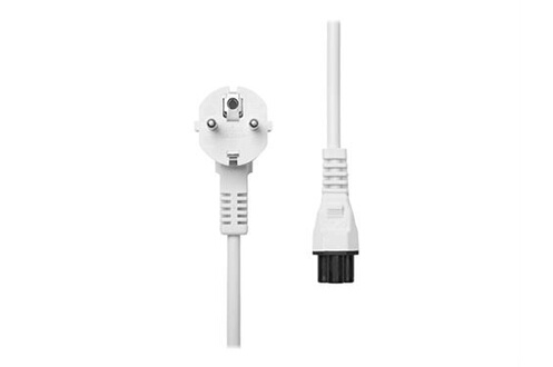 Chargeur et câble d'alimentation PC GENERIQUE ProXtend - Câble d' alimentation - Type F (M) incliné pour IEC 60320 C5 droit - 250 V - 16 A -  1 m - blanc - Europe