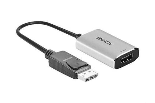 Adaptateur DisplayPort mâle vers HDMI femelle Temium 15 cm Noir