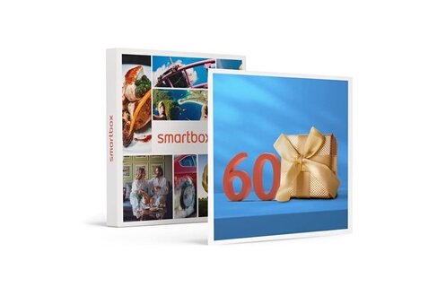 Coffret cadeau Smartbox - Joyeux anniversaire ! Pour homme 60 ans - Coffret  Cadeau Multi-thèmes