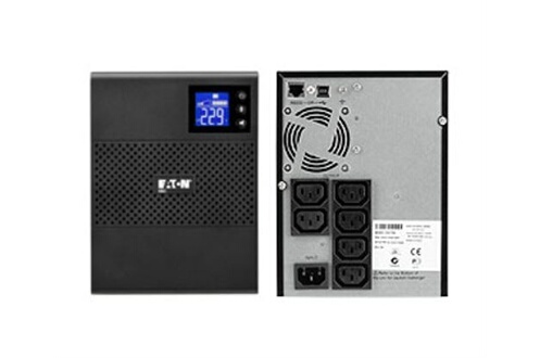 Onduleur Eaton 5SC 750i - Onduleur - CA 230 V - 525 Watt - 750 VA - RS-232,  USB - connecteurs de sortie : 6 - noir