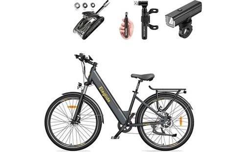 Vélo électrique Eleglide vélo électrique M1 VER02 27.5 pouces 36V 7.5AH  250W avec (feu avant + kits d'outils de réparation + pompe à vélo)