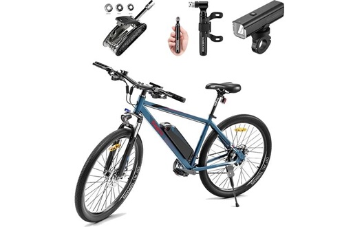 Vélo électrique Eleglide vélo électrique M1 VER02 27.5 pouces 36V 7.5AH  250W avec (feu avant + kits d'outils de réparation + pompe à vélo)