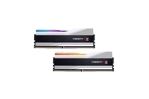 Mémoire RAM G.skill Mémoire RAM Trident Z5 RGB D532GB 6000-32 32Go DDR5  6000MHz CL32 Argenté