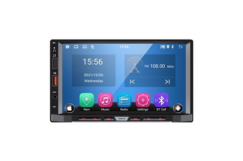 Accessoires Autoradio Gearelec Autoradio Android 7 pouces avec CarPlay  Bluetooth WiFi GPS AUX RDS FM