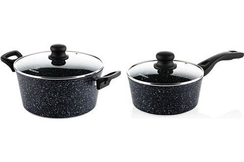 Cocotte / faitout / marmite Westinghouse faitout induction - 24cm casserole  tout feux avec couvercle - marbre noir