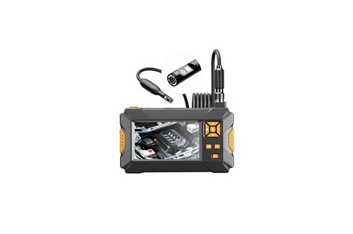 Caméra de surveillance Non renseigné Endoscope Industriel Double Objectif à  Rotation 360° HDME , Cable Rigide Caméra 9 , LED, 32 Go Carte TF, HD 1080p,  16mm + 8mm/9mm + 8mm