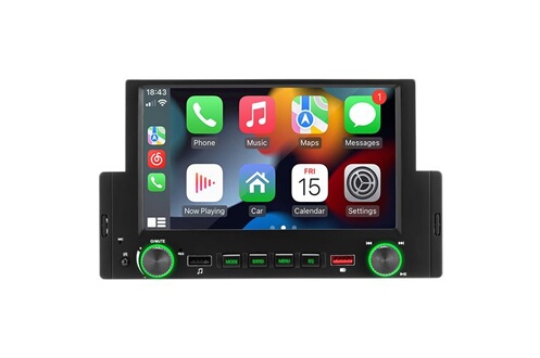 Autoradio Gearelec Autoradio 6.2'' avec CarPlay Android Auto MP5  Lecteur Support écran Mirroring avec caméra de recul