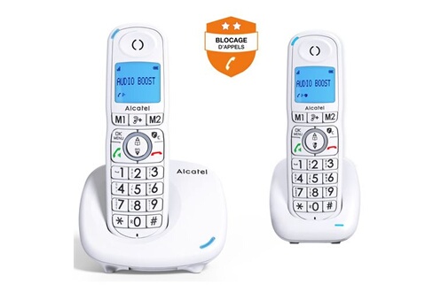 Téléphone Fixe XL 585 Duo sans fil pour Senior par Alcatel