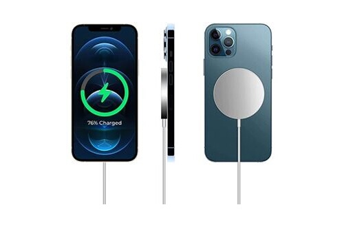 Acheter Chargeur sans fil pour iPhone, support de téléphone de voiture pour iPhone  12 13 Pro, charge rapide, support de chargeur magnétique sans fil