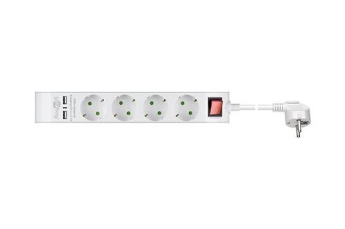 Multiprise bipolaire de 3 prises de courant, Câble de 1,4 m, Interrupteur  marche/arrêt
