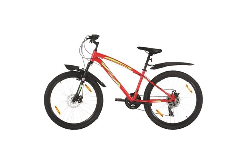 Moma Bikes Vélo VTT, EQX 26 5.0, Aluminium. SHIMANO 24V, Freins a Disque,  Double Suspension
