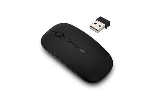 Souris sans fil optique - Bluetooth 3.0 - Batterie Rechargeable - Dpi  réglable - pour PC MAC Tablette - Noir - ®