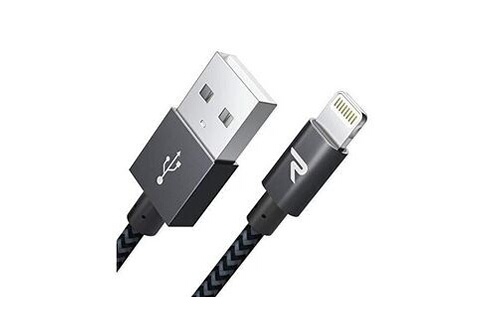 Cable iPhone (2M), Chargeur iPhone avec Nylon Tressé Câble USB