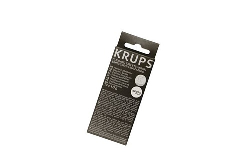 Tablettes de nettoyage pour expresso KRUPS XS300010 - Détartreur - Noir -  Compatible capsules - Cdiscount Electroménager