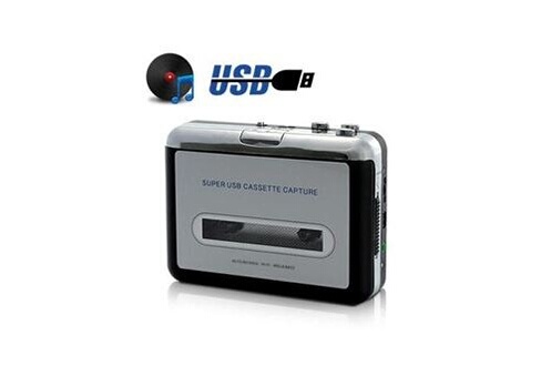 Lecteur audio vidéo MP3-MP4 GENERIQUE Lecteur cassette audio format  portable Audio Converter MP3 USB Flash WEN019