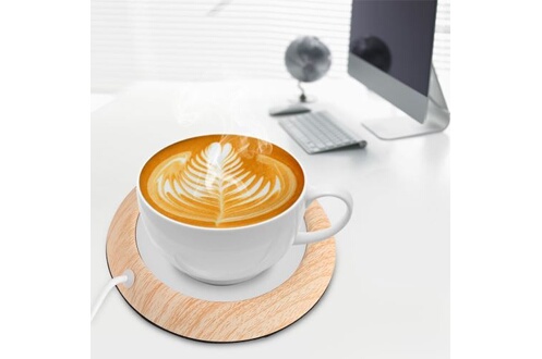 USB Plaque chauffante pour tasse à café, chauffe-tasse électrique à 3  températures pour le bureau, dessous de verre chauffant Flexible pour  boissons