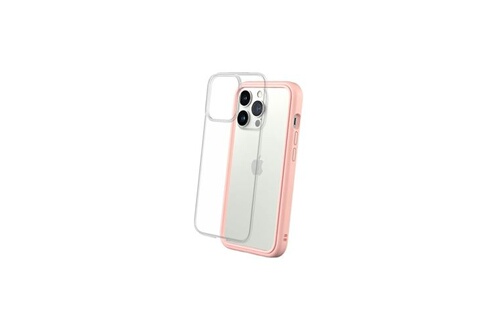 Coque Compatible avec [iPhone 13 Pro] Mod NX - Protection Fine  Personnalisable avec Technologie Absorption des Chocs [sans BPA] - Rose  Poudré