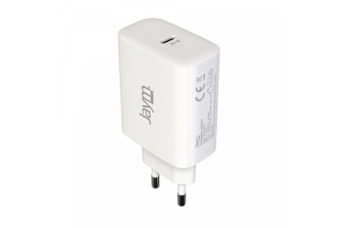 Câble téléphone portable Jaym - Adaptateur secteur - 30 Watt - 3 A - Fast  Charge, PD, PD/PPS (24 pin USB-C) - sur le câble : USB-C - blanc - pour  Apple 10.2-inch iPad; AirPods