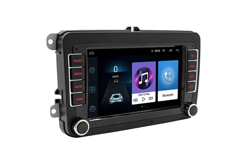 Autoradio Gearelec Autoradio Android 7 pouces pour VW Tiguan Touran avec  Navigation GPS Bluetooth WiFi FM avec Caméra de Recul