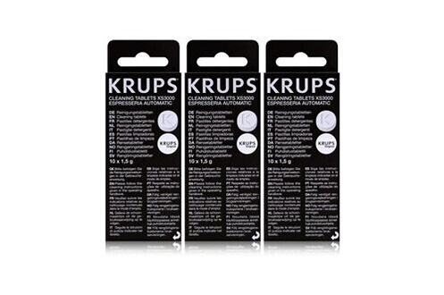 Krups Lot de 3 boîtes de pastilles détergentes XS3000 