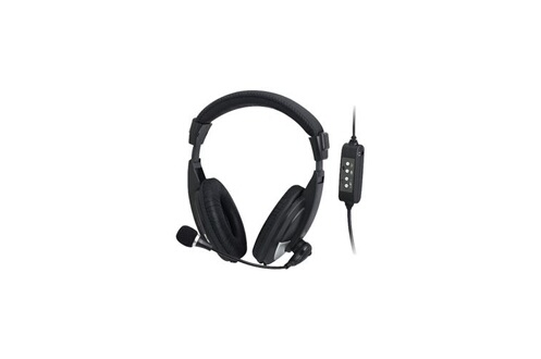 Lecteur audio vidéo MP3-MP4 DACOMEX Casque-micro AH760-U stéréo