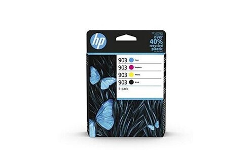 HP 903 Pack 2 cartouches noire + cartouche couleurs pour imprimante jet  d'encre