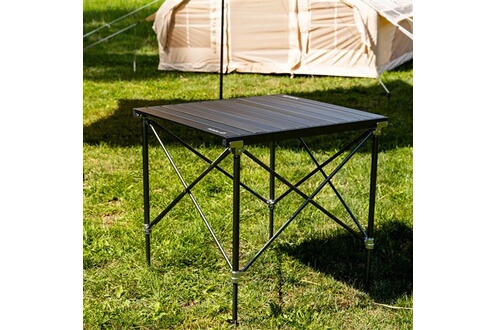 Table de camping pliable en aluminium 72x65x51cm