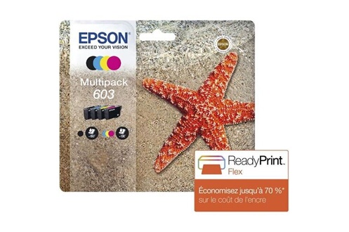 Epson 603 Etoile de mer - pack de 4 - noir, cyan, magenta, jaune -  cartouche d'encre originale