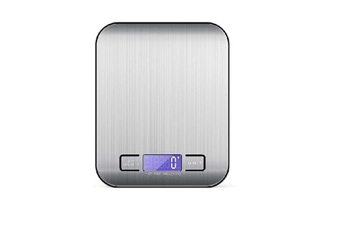 Balance de Cuisine Rechargeable par USB 5kg/0.1g gris Vendos85 