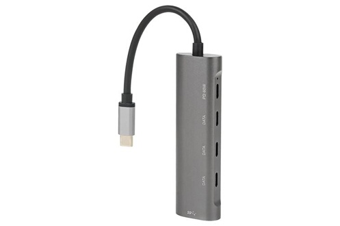 Hub USB Accsup HUB USB-C vers 4 PORTS USB 3.0 NOIR - DARTY Martinique