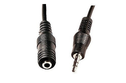 Câble Jack 3,5mm Mâle / Femelle - Rallonge Casque Audio Stéréo Mini Jack -  2 m