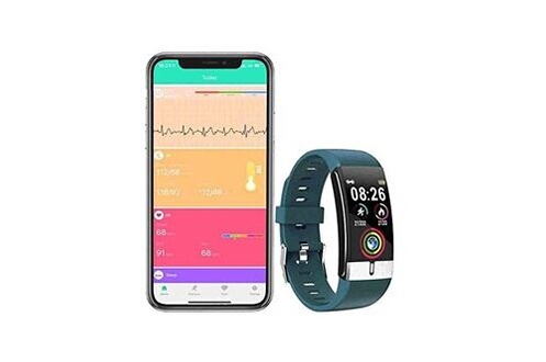 Montre connectée GENERIQUE Montre Connectée Femmes Homme Bracelet Connecté  Cardiofréquencemètre Montre Intelligente Etanche IP67 pour Android  iOS-Violet