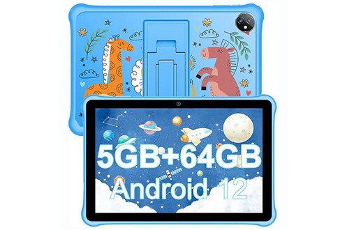 Tablette tactile Blackview Tablette Enfant 10 Pouces Android 12, Blackivew  Tab A7 Kids 5Go+64Go/TF 1To, 6580mAh, 5+2MP, HD+WIFI Tablette Éducative,  iKids Pré-installé/Contrôle