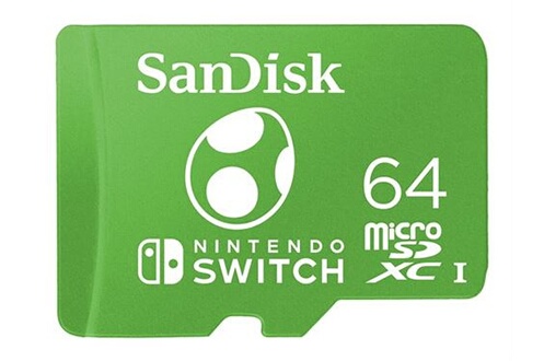 Carte mémoire micro SD Sandisk Nintendo Switch - Carte mémoire flash - 64 Go  - microSDXC UHS-I