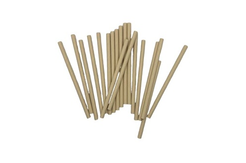 Ustensile de cuisine GENERIQUE Pailles jetables Fibre de Bambou Taille M  19,7 x 0,06 cm - Natural Bambou - - Bambou197