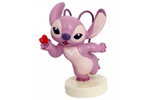 Figurine de collection ENESCO Figurine Disney - - Stitch et Angel : Angel  avec un Coeur