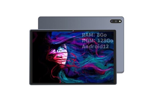 Tablette Android 12 Tablette Tactile 10.1 Pouces 8Go RAM+128Go ROM