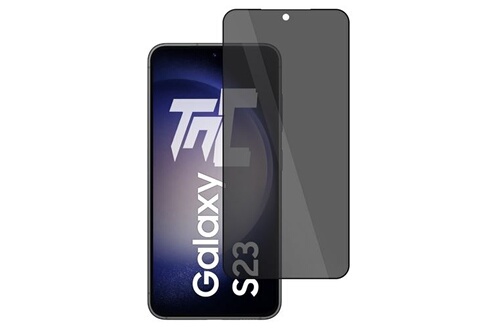 Protège écran sur mesure TM CONCEPT Verre trempé teinté - iPhone 15 Pro Max