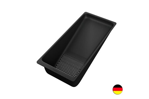 Hansgrohe Accessoires - Passoire multifonctionnel pour évier, noir mat  40963000