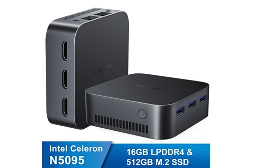 Mini PC Blackview Mini PC MP60 Intel Celeron N5095 2.9GHz,Windows