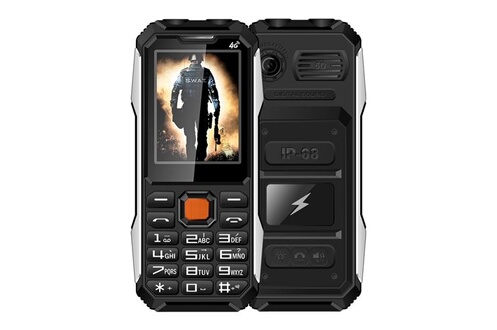 Smartphone YONIS Téléphone Incassable Fm Bluethooth Double Sim 2.4 Pouces +  SD 32Go Noir