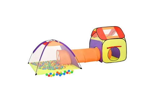 Tente vidaXL Tente de jeu pour enfants avec 250 balles Multicolore