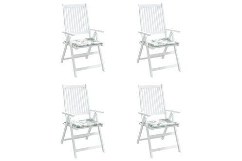 Coussin pour mobilier de jardin vidaXL Coussins de chaise de jardin lot de  4 40x40x3 cm