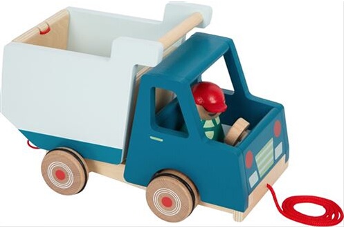 Circuit voitures Small Foot Camion a benne basculante a tirer