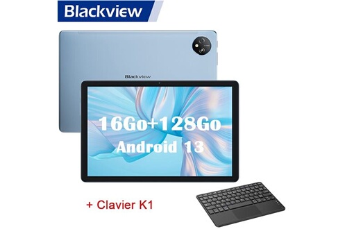 Blackview TAB 80 (Android 13 - 10.1'' - 128 Go, 8 Go RAM) Bleu