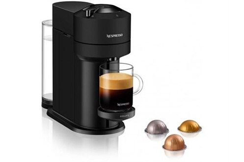 Cafetière à dosette ou capsule Seb Krups Nespresso Vertuo Next YY4606FD -  Machine à café - noir mat