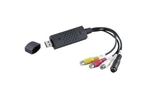 Acquisition vidéo GENERIQUE Convertisseur audio/vidéo USB VHS 2 PC Q-Sonic  PX8048 noir