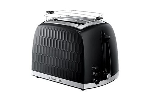 Russell Hobbs Grille-pain à 2 tranches Honeycomb Blanc