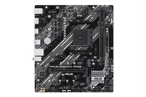 Carte mère Asus PRIME B550M-K ARGB - Carte-mère - micro ATX - Socket AM4 -  AMD B550 Chipset - USB 3.2 Gen 1 - Gigabit LAN - carte graphique embarquée  (unité centrale