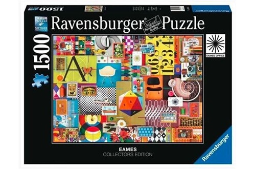 Puzzle Ravensburger Eames House of Cards Puzzle 1500 pièces pour Adultes et  Enfants à partir de 12 Ans, 16951, Multicolore